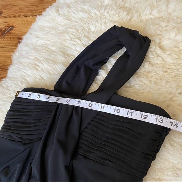 Max and Cleo One Shoulder Dress Black Size 4 - Picture 9 of 9